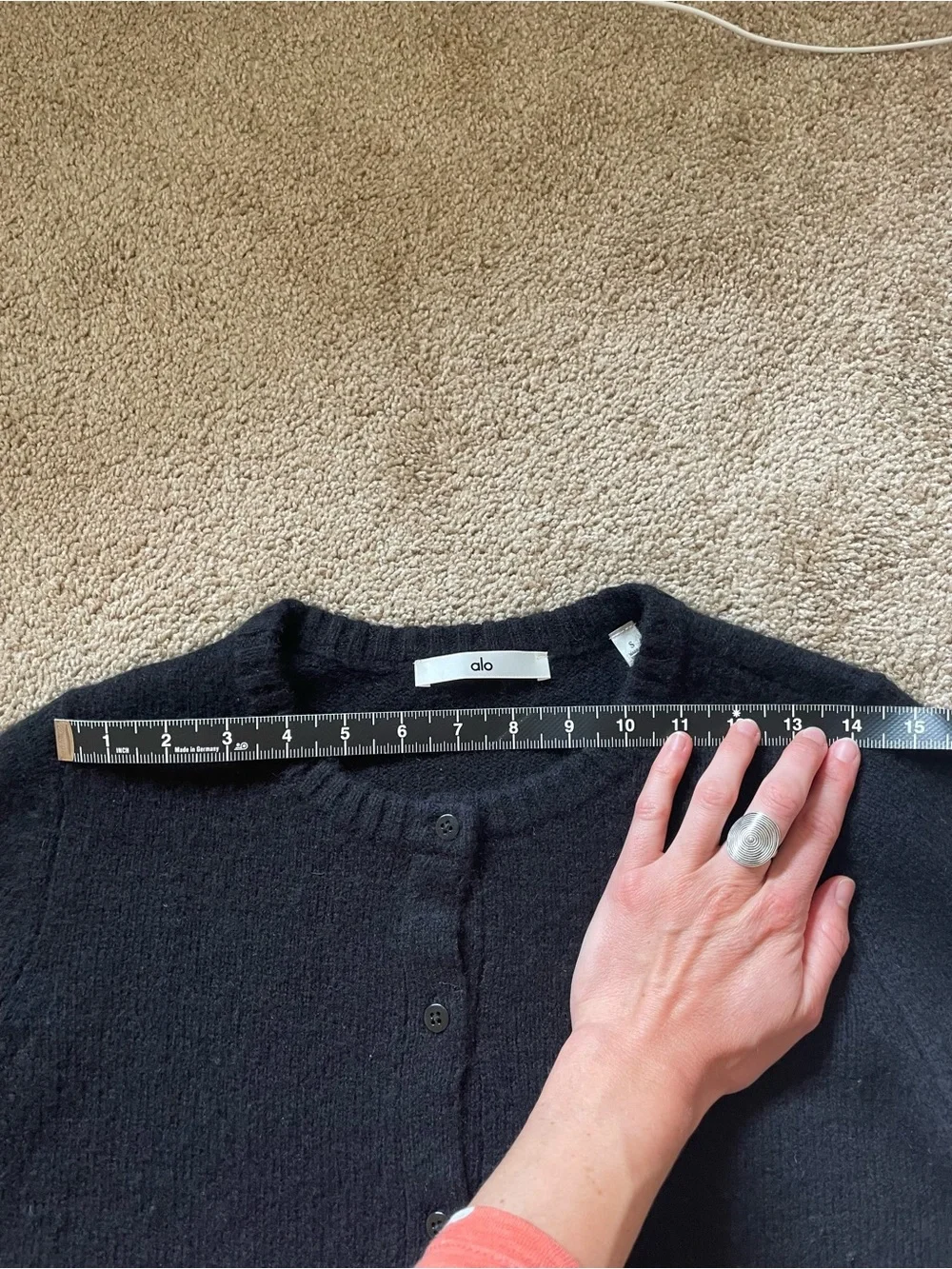ALO Yoga Cashmere Cropped Cardigan